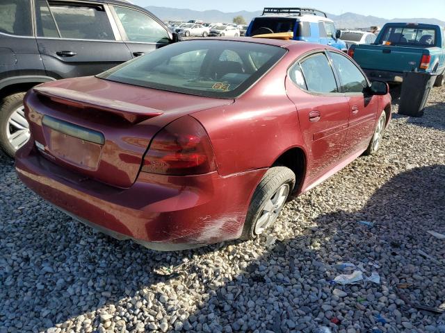 2G2WP522X51194571 - 2005 PONTIAC GRAND PRIX MAROON photo 4
