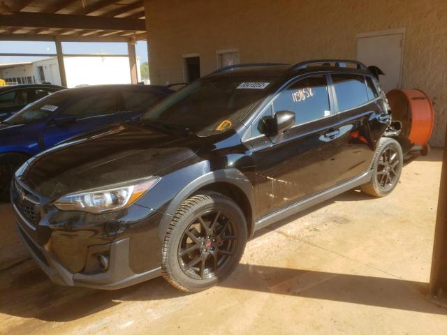 JF2GTADC1JH244373 - 2018 SUBARU CROSSTREK BLACK photo 2