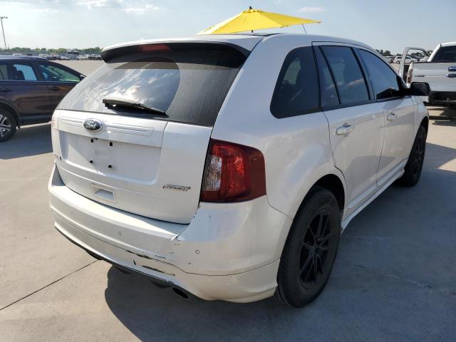 2FMDK3AK3DBA58178 - 2013 FORD EDGE SPORT WHITE photo 4