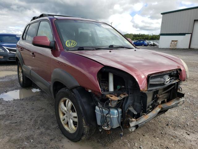 KM8JN72D76U346283 - 2006 HYUNDAI TUCSON BURGUNDY photo 1