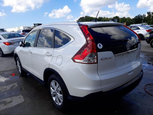 5J6RM4H76DL046984 - 2013 HONDA CR-V EXL WHITE photo 3