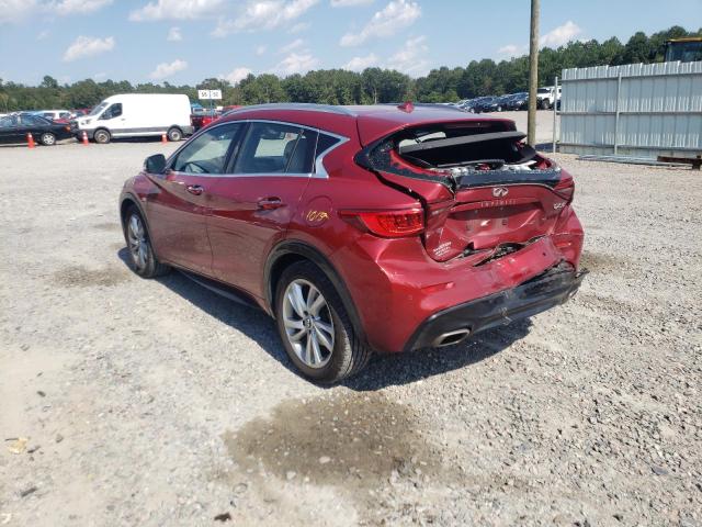 SJKCH5CP0HA014611 - 2017 INFINITI QX30 BASE BURGUNDY photo 3