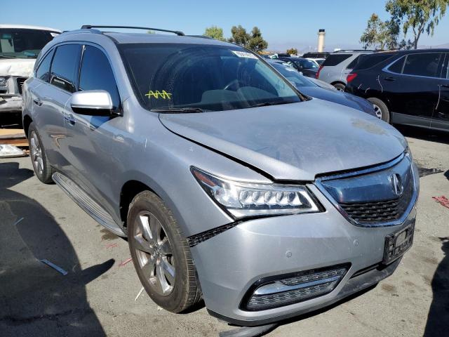 5FRYD4H8XEB036925 - 2014 ACURA MDX ADVANC SILVER photo 1