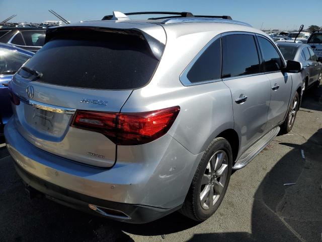 5FRYD4H8XEB036925 - 2014 ACURA MDX ADVANC SILVER photo 4