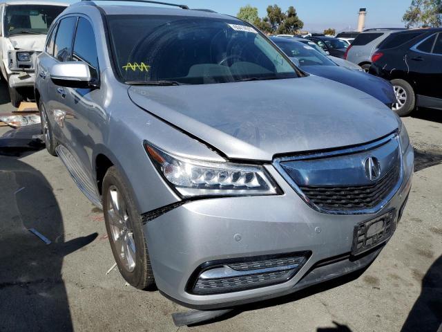 5FRYD4H8XEB036925 - 2014 ACURA MDX ADVANC SILVER photo 9