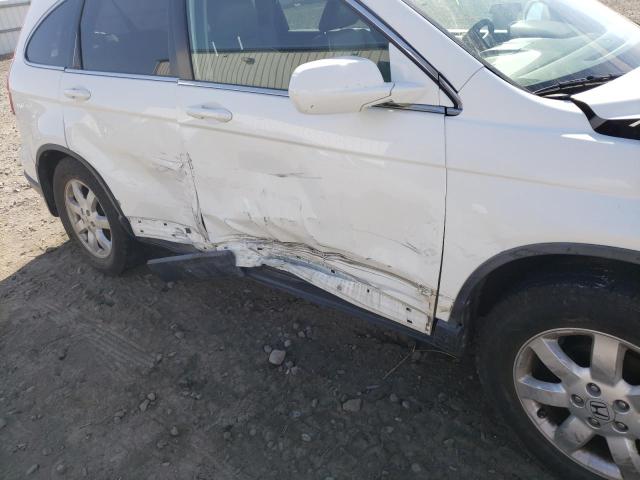 JHLRE48747C087611 - 2007 HONDA CR-V EXL WHITE photo 10