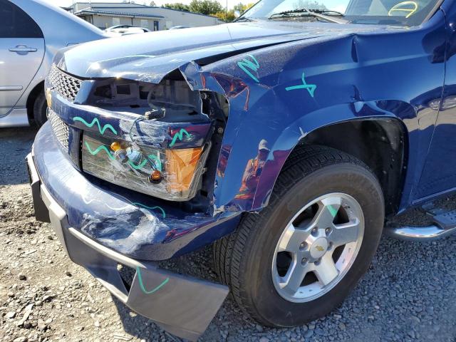 1GCDSCFE2B8136442 - 2011 CHEVROLET COLORADO L BLUE photo 9