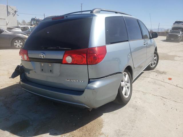 5TDZA23C36S420962 - 2006 TOYOTA SIENNA VAN SILVER photo 4