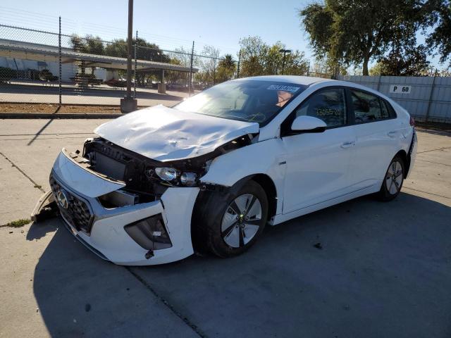 KMHC65LC8LU234152 - 2020 HYUNDAI IONIQ BLUE WHITE photo 2