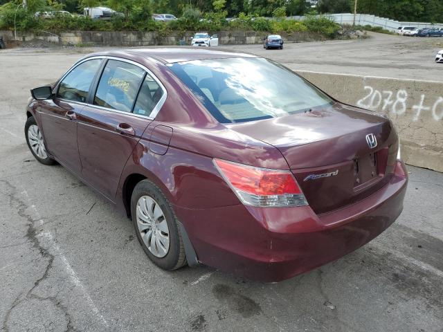 1HGCP26328A089003 - 2008 HONDA ACCORD LX MAROON photo 3