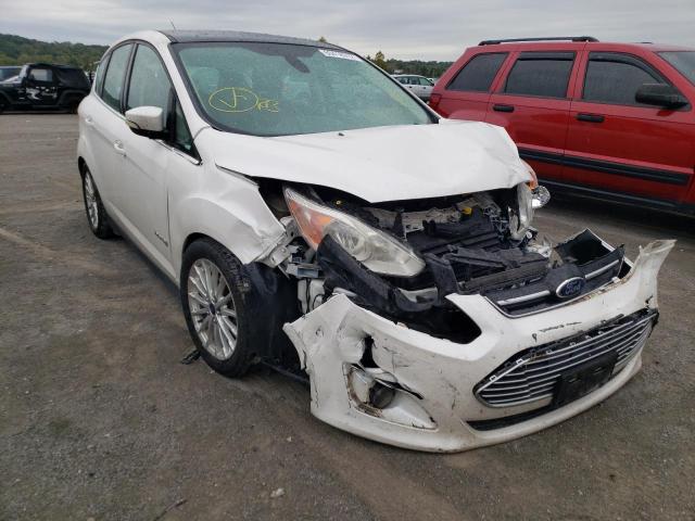 1FADP5BU6EL502940 - 2014 FORD C-MAX SEL WHITE photo 1