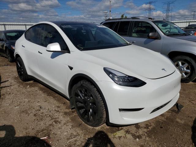 5YJYGDEE5MF225158 - 2021 TESLA MODEL Y WHITE photo 1