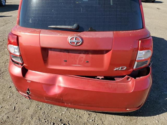 JTKKU10408J024643 - 2008 TOYOTA SCION RED photo 9