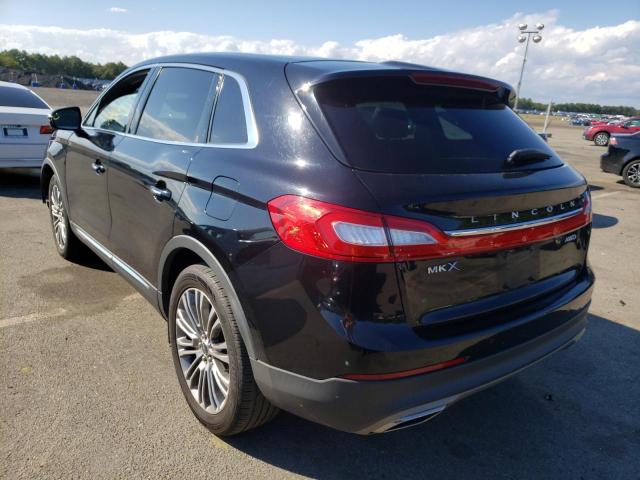 2LMTJ8LR8GBL55011 - 2016 LINCOLN MKX RESERV BLACK photo 3