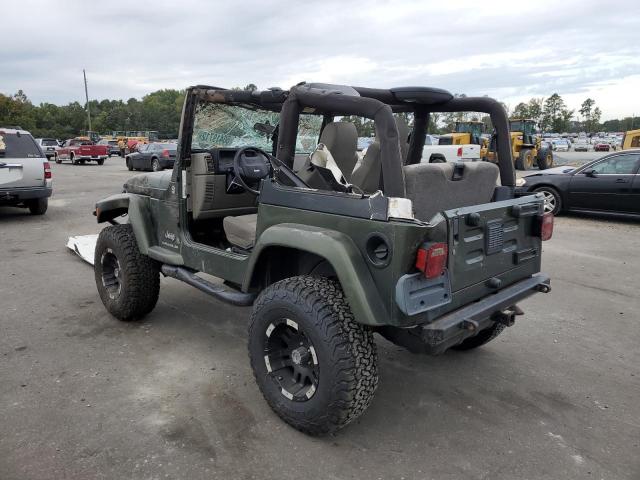 1J4FA39S26P758333 - 2006 JEEP WRANGLER X GREEN photo 3