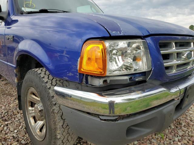 1FTYR14V73PA33836 - 2003 FORD RANGER BLUE photo 9