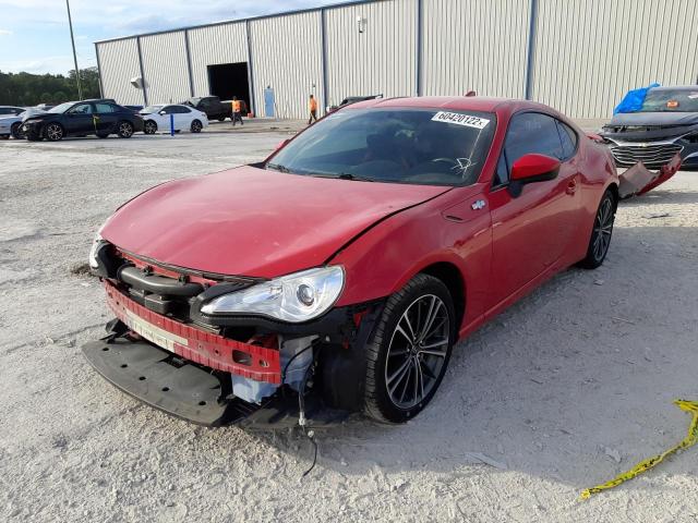 JF1ZNAA10G8704724 - 2016 TOYOTA SCION FR-S RED photo 2