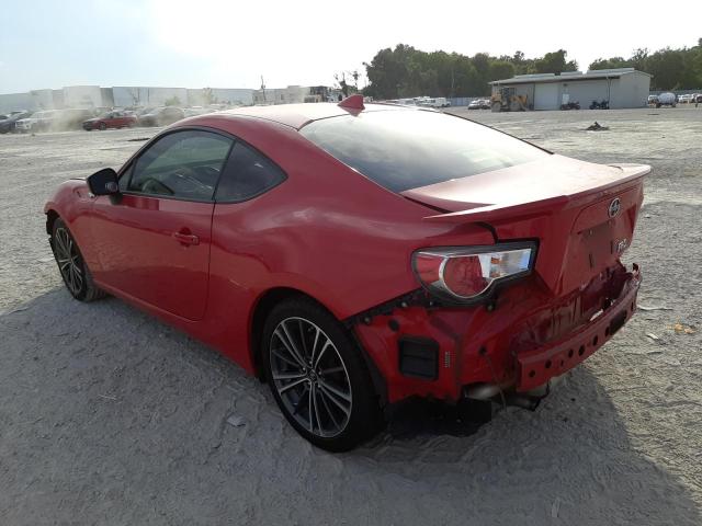 JF1ZNAA10G8704724 - 2016 TOYOTA SCION FR-S RED photo 3