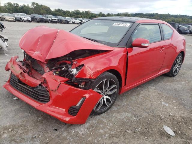 JTKJF5C72GJ018053 - 2016 TOYOTA SCION TC 红色 照片 2