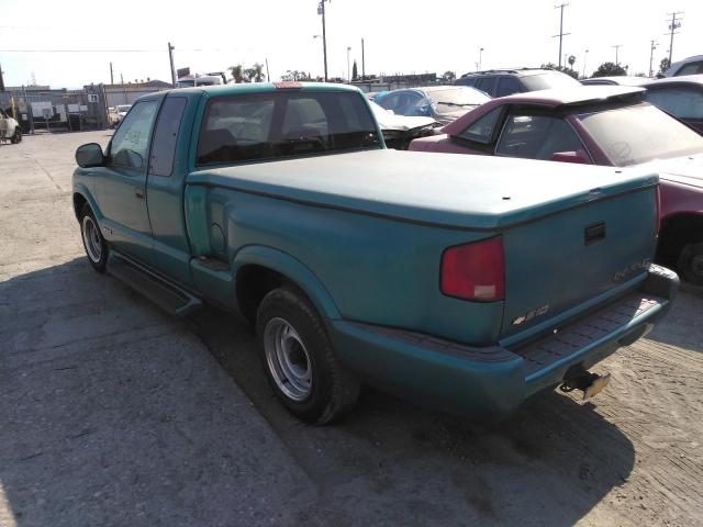 1GCCS19X9T8213113 - 1996 CHEVROLET S TRUCK S1 TEAL photo 3