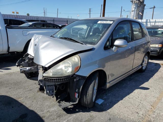 JHMGD37627S038275 - 2007 HONDA FIT S ვერცხლისფერი ფოტო 2