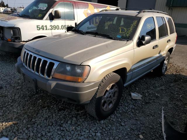 1J4GW48S7YC364091 - 2000 JEEP GRAND CHER BEIGE photo 2