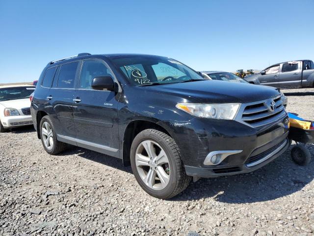 5TDDK3EH7DS194251 - 2013 TOYOTA HIGHLANDER BLACK photo 1