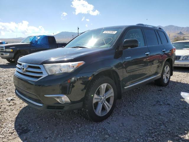 5TDDK3EH7DS194251 - 2013 TOYOTA HIGHLANDER BLACK photo 2