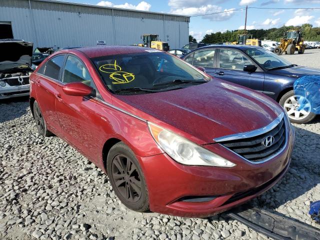 5NPEB4AC3DH659165 - 2013 HYUNDAI SONATA GLS BURGUNDY photo 1