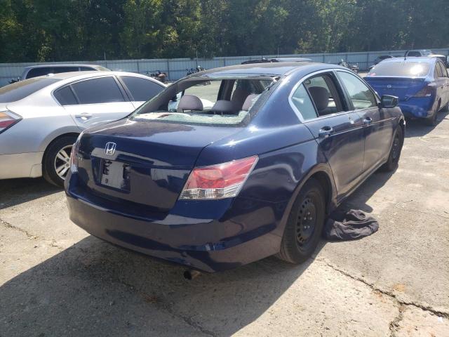 1HGCP26359A016628 - 2009 HONDA ACCORD LX BLUE photo 4