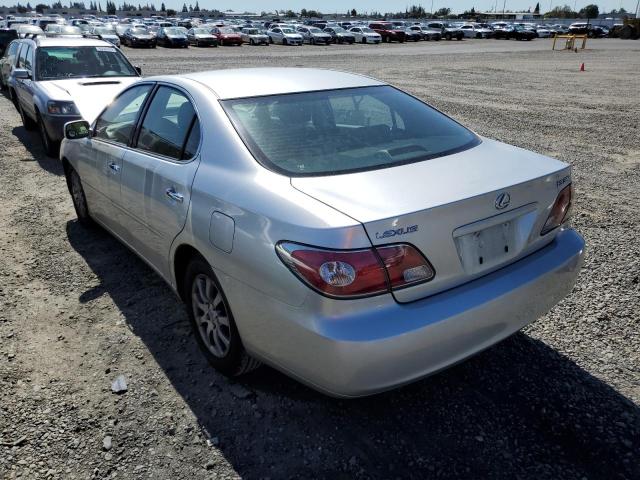 JTHBF30G830137390 - 2003 LEXUS ES 300 SILVER photo 3