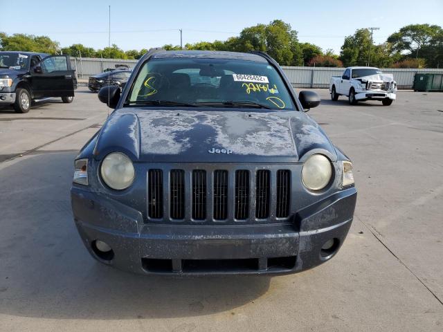 1J8FT47W67D221861 - 2007 JEEP COMPASS BLUE photo 9