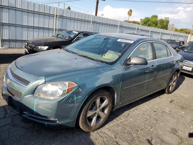 1G1ZG57B59F151197 - 2009 CHEVROLET MALIBU LS TEAL photo 2