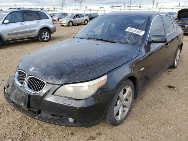 WBANF33536CS36028 - 2006 BMW 525 XI BLACK photo 2