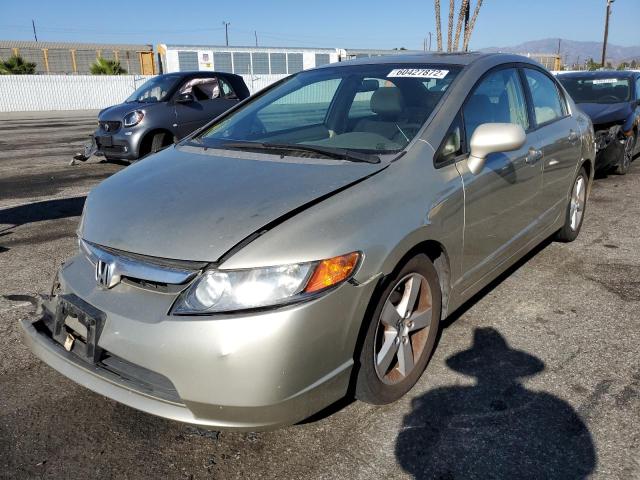 1HGFA16857L095983 - 2007 HONDA CIVIC EX BLUE photo 2