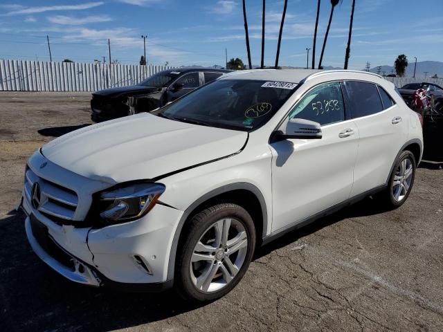 WDCTG4GB8FJ121511 - 2015 MERCEDES-BENZ GLA 250 4M WHITE photo 2