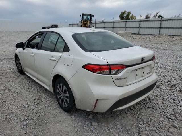 JTDEAMDE9MJ014608 - 2021 TOYOTA COROLLA LE WHITE photo 3