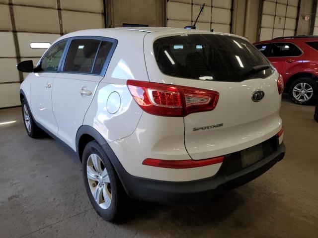 KNDPB3A25C7341951 - 2012 KIA SPORTAGE B WHITE photo 3