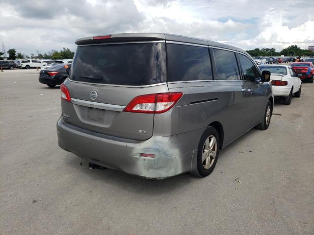 JN8AE2KP5C9047640 - 2012 NISSAN QUEST GRAY photo 4