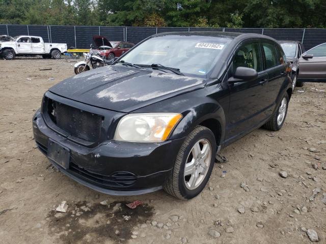 1B3HB48A59D157516 - 2009 DODGE CALIBER SX BLACK photo 2