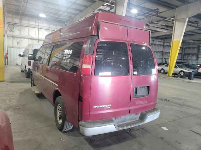 1GBHG39U271137035 - 2007 CHEVROLET EXPRESS MAROON photo 3