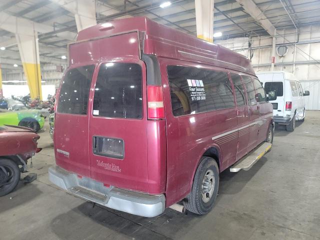 1GBHG39U271137035 - 2007 CHEVROLET EXPRESS MAROON photo 4