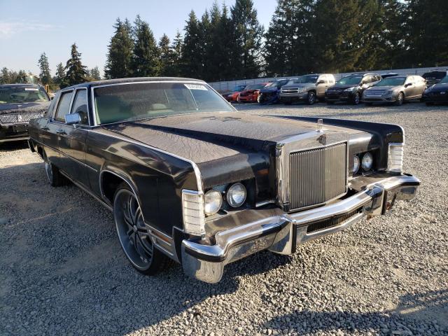 7Y82A937471 - 1977 LINCOLN CONTINENTA BLACK photo 1