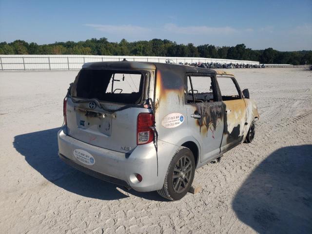 JTLZE4FEXDJ040139 - 2013 TOYOTA SCION XB ვერცხლისფერი ფოტო 4