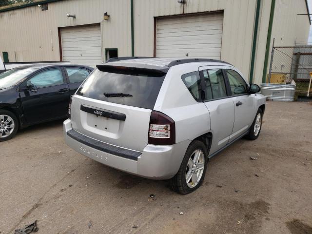 1J8FT47W37D196269 - 2007 JEEP COMPASS SILVER photo 4