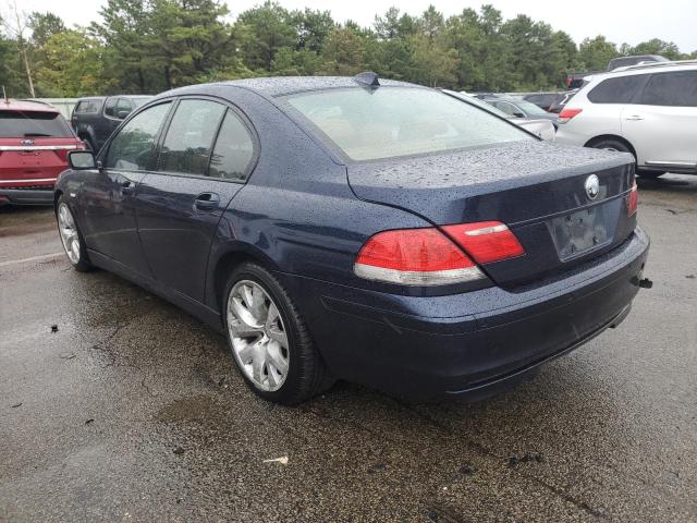 WBAHL83536DT03630 - 2006 BMW 750 I BLUE photo 3