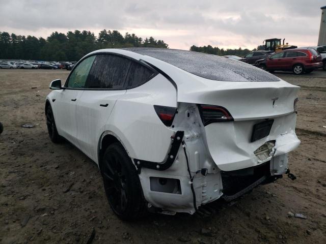 5YJYGAEE5MF194251 - 2021 TESLA MODEL Y أبيض صورة 3