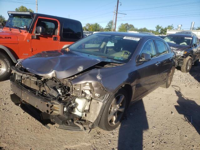 1G1ZC5E09CF202642 - 2012 CHEVROLET MALIBU 1LT GRAY photo 2