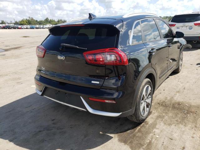 KNDCC3LC8H5072073 - 2017 KIA NIRO EX BLACK photo 4