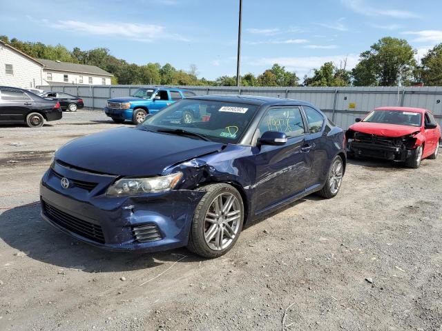 JTKJF5C70C3035402 - 2012 TOYOTA SCION TC BLUE photo 2